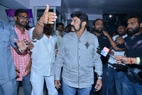 Balakrishna watches Gautamiputra Satakarni at Bramarambha theatre